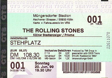 Cologne ticket